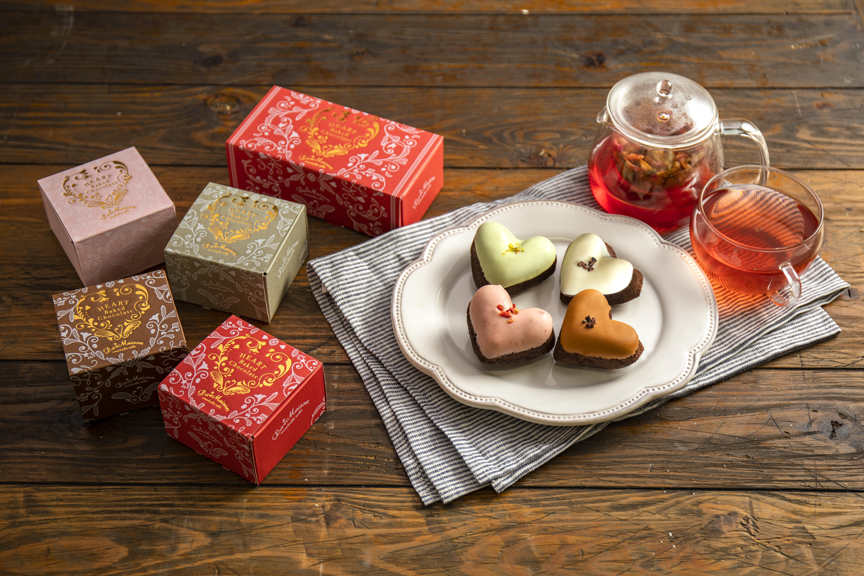 ハートのベイクドショコラ集合.jpg
