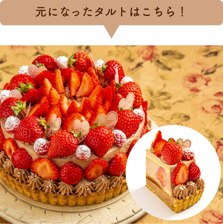 元になったタルトはこちら!