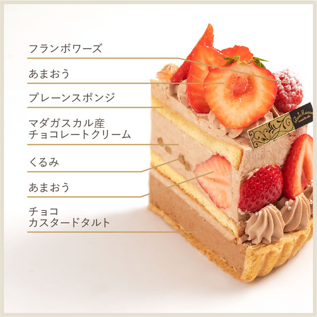 2月のタルト あまおうのショコラショートケーキタルト Tart La Maison Ensoleille Table 2月のタルト あまおうのショコラショートケーキタルト Tart La Maison Ensoleille Table