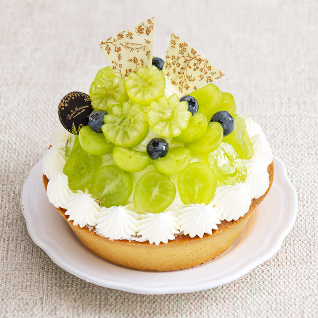 オンライン予約限定 季節限定 シャインマスカットのタルト フルーツタルトのラ メゾン アンソレイユターブル オンライン予約限定 季節限定 シャインマスカットのタルト フルーツタルトのラ メゾン アンソレイユターブル