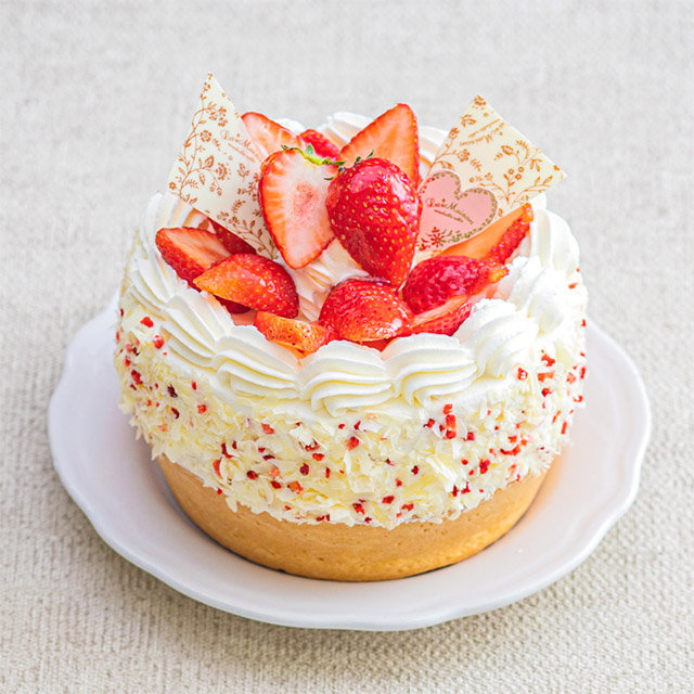 いちごのショートケーキタルト フルーツタルトのラ メゾン アンソレイユターブル