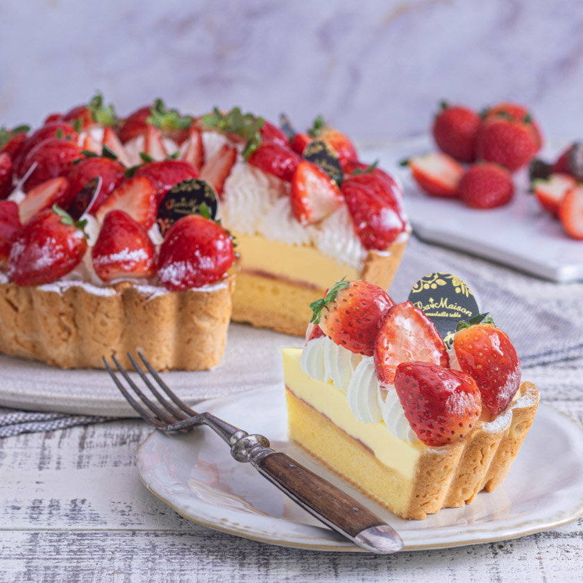 いちごのカスタードクリームタルト｜フルーツタルトのラ・メゾン・アン